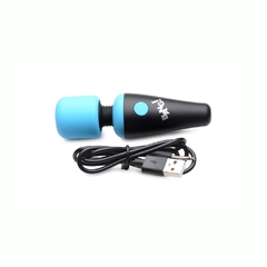 Pequeño Masajeador Corporal Recargable - Bang Mini Wand Azul - comprar en línea