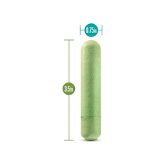 Vibrador Ecológico Biodegradable - Gaia BioFeel Eco Bullet Green Blush - tienda en línea