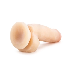 Dildo Realista De Doble Densidad - Au Naturel 7" Fat Boy Beige Blush - tienda en línea