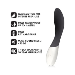 Vibrador Con Movimiento De Olas - Mona Wave Black Lelo - Piccolo Boutique