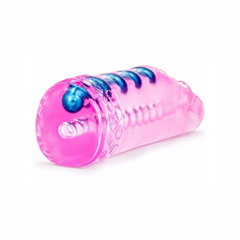 Masturbador Texturizado Con Esferas - Sexy Snatch Pink Blush - comprar en línea