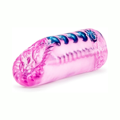 Masturbador Texturizado Con Esferas - Sexy Snatch Pink Blush