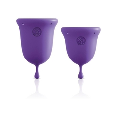 Set 2 Copas Menstruales Silicona Moradas - Menstrula Cups Jimmyjane - comprar en línea