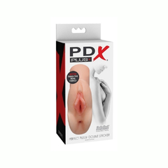 Masturbador Doble Anal Vaginal - Pdx Plus Double Stroker Beige Pipedream - tienda en línea