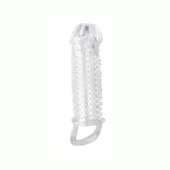 Funda Para Pene Texturizada Con Anillo Exquisito Placer