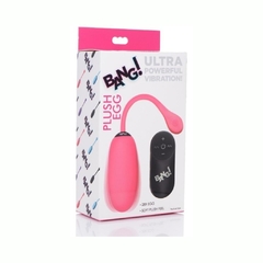 Huevo Vibrador Con Control Remoto - Bang! Plush Egg Pink