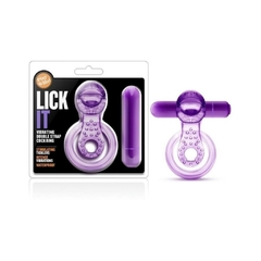 Anillo Vibrador Doble Con Lengua - Play With Me Lick It Blush - comprar en línea