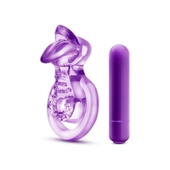 Imagen de Anillo Vibrador Doble Con Lengua - Play With Me Lick It Blush