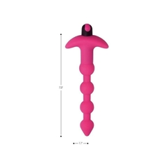 Bolas Anales Vibradoras De Silicona Rosa Con Control - Anal Beads Bang en internet