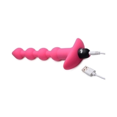 Bolas Anales Vibradoras De Silicona Rosa Con Control - Anal Beads Bang - tienda en línea