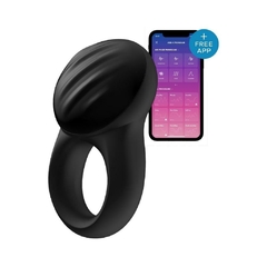 Anillo Vibrador Con App - Signet Black Satisfyer