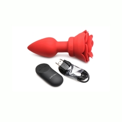 Plug Anal Vibrador con Control - Vibrating Rose Booty Sparks Medium - comprar en línea