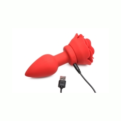 Plug Anal Vibrador con Control - Vibrating Rose Booty Sparks Medium en internet