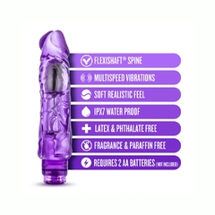 Dildo Con Vibración Wild Ride Purple - Naturally Yours Ultra Soft - tienda en línea