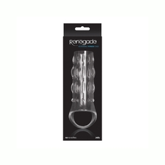 Funda Texturizada Para Pene - Power Cage Renegade Clear - comprar en línea