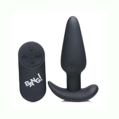 Plug Anal Vibrador Con Control - Bang Silicone Butt Plug Black