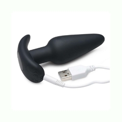 Plug Anal Vibrador Con Control - Bang Silicone Butt Plug Black - Piccolo Boutique