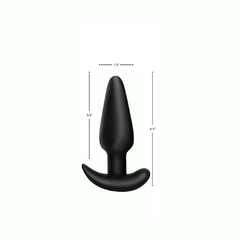 Plug Anal Vibrador Con Control - Bang Silicone Butt Plug Black - tienda en línea