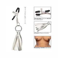 Pinzas Para Pezones Con Borlas Plata - Nipple Play Playful Tassels CalExotics en internet