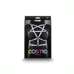 Pechera Bondage Pentagrama Ajustable Multicolor - Cosmo Risqué S/M en internet