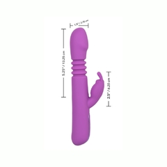 Conejo Vibrador Con Penetración - Jack Rabbit Elite Thrusting Purple - comprar en línea