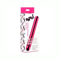 Bala Vibradora Bang Metalica Rosa - 10X Slim Metallic Bullet - Piccolo Boutique