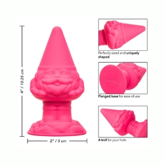 Imagen de Plug Anal Texturizado Gnome Rosa - Anal Naughty Bits Gnome Pink
