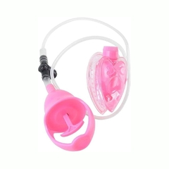 Bomba Vaginal Vibradora Texturizada - Vibrating Mini Pussy Pump Pink
