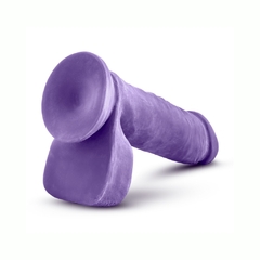 Dildo Consolador Con Testículos - Aunaturel Hero 8 Purple - comprar en línea