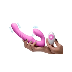 Strapless Manos Libres Doble Penetración - 15X U Pulse & Vibe Pink - Piccolo Boutique