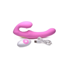 Strapless Manos Libres Doble Penetración - 15X U Pulse & Vibe Pink - tienda en línea