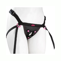 Strap On Ajustable Para Dildo - Dillio Perfect Fit Harness Pink