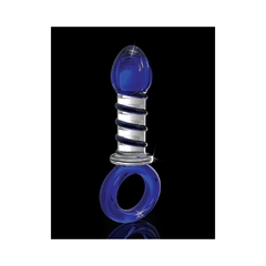 Consolador de Cristal De Espiral - Icicles No 81 Azul en internet
