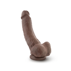 Dildo Consolador Realista Suave - The Mechanic Chocolate Blush