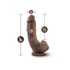 Dildo Consolador Realista Suave - The Mechanic Chocolate Blush en internet