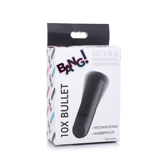 Bala Vibradora Recargable Cromada - Bang 10x Bullet Black - tienda en línea