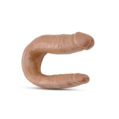 Dildo Doble Flexible Realista - Dr. Skin Mini Double Dong Mocha en internet