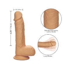 Dildo De Silicona Realista - Dual Density Studs 6 Ivory - comprar en línea