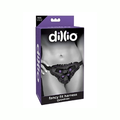 Strap On Ajustable Para Dildo - Dillio Fancy Fit Harness Purple - Piccolo Boutique
