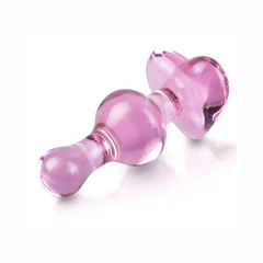 Plug Anal De Cristal Corazón - Icicles No. 75 Pink Pipedream - comprar en línea