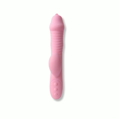Vibrador Térmico Succionador y Penetración - Enjoy Yourself Pink