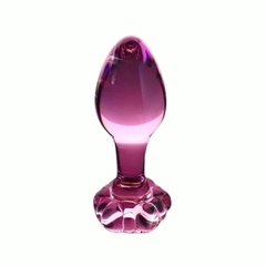 Plug Anal De Cristal Con Flor Rosa - Iciles 48 Pipedream - comprar en línea
