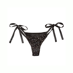 Braga Sexy Translúcida Con Pedrería - Radiance Side-Tie Panties Unitalla