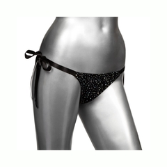 Braga Sexy Translúcida Con Pedrería - Radiance Side-Tie Panties Unitalla - comprar en línea