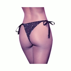 Braga Sexy Translúcida Con Pedrería - Radiance Side-Tie Panties Unitalla - Piccolo Boutique