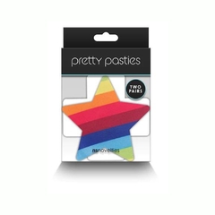 Parches De Pezón Aicoiris - Pretty Pasties Pride Cross & Star - comprar en línea