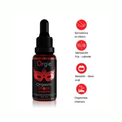 Orgie Orgasm Drops Kissable - Gel Multiorgásmico De Clítoris 30 ml en internet