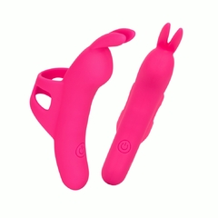 Dedal Mini Vibrador De Conejo - Neon Vibes Flirty Pink - Piccolo Boutique