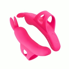 Dedal Mini Vibrador De Conejo - Neon Vibes Flirty Pink - comprar en línea