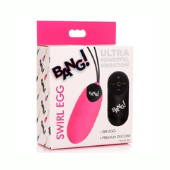 Huevo Vibrador A Control - Swirl Egg Pink Bang! - tienda en línea